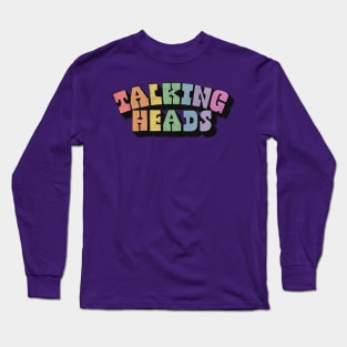 Talking Heads // Retro Style Fan Art Design Long Sleeve T-Shirt